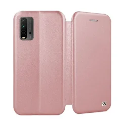 Etui Xiaomi Redmi 9T Etui cuir rose