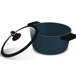 Faitout 28 cm aluminium avec couvercle tous feux dont induction