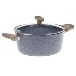 Faitout en Aluminium Nature 24cm Gris