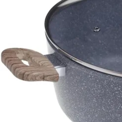 Faitout en Aluminium Nature 24cm Gris