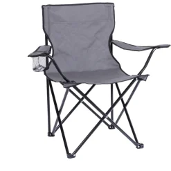 Fauteuil de camping - Gris anthracite