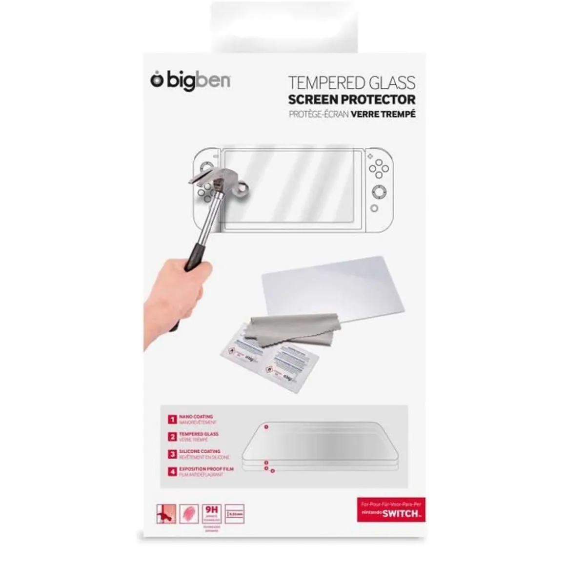 Film de protection Verre trempé Nintendo Switch