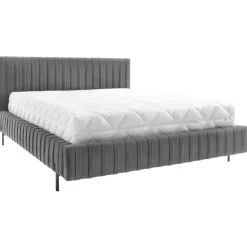 Flavio - lit coffre - 160x200 cm - sommier inclus - en velours
