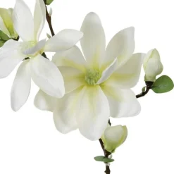 Fleur Artificielle Magnolia 83cm Blanc