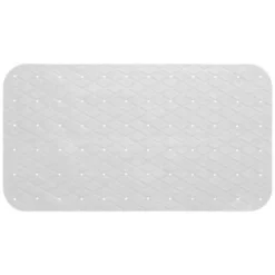 Fond de Bain PVC Diamond 39x69cm Blanc
