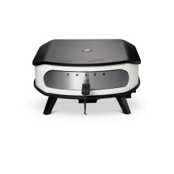 Four à pizza gaz - 8KW - Zinc - Avec pierre rotative