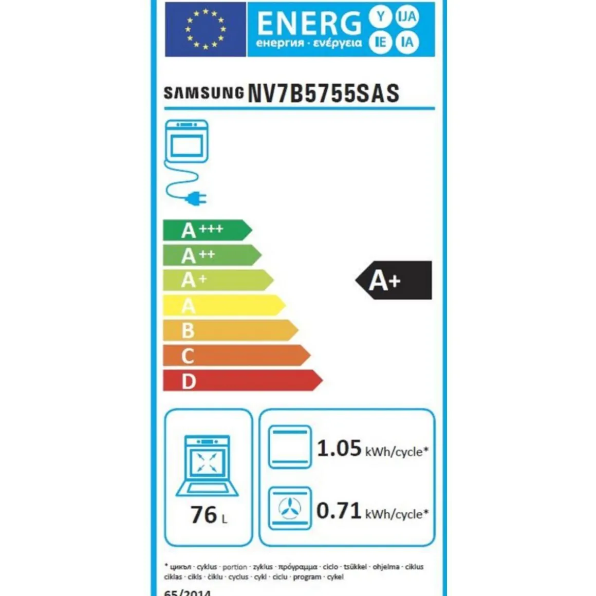 Four encastrable NV7B5755SAS Série 5