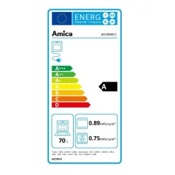 Four intégrable multifonction 70l 60cm pyrolyse inox - AO2008X/1