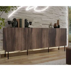Franco - buffet bas - bois - 200 cm