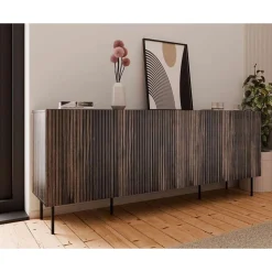 Franco - buffet bas - bois - 200 cm