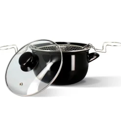 Friteuse induction email noir 26 cm