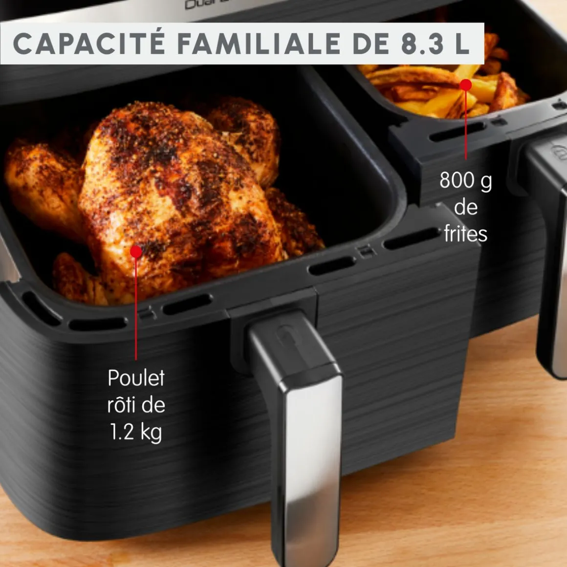Friteuse électrique sans huile à air chaud Easy Fry EZ905B20 - Gris