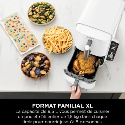 Friteuse électrique sans huile à air chaud SL400EUWH - Blanc