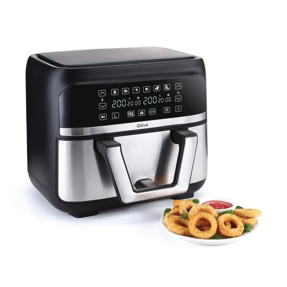 Friteuse électrique sans huile à air chaud Q.5178 - Noir