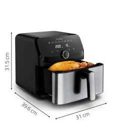 Friteuse électrique sans huile à air chaud Easy Fry EZ855D20 - Noir