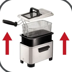 Friteuse électrique semi-professionnelle - FR333070 - Gris