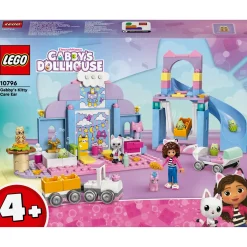 Gabby et la Maison Magique 10796 - La Nurs'oreille de Gabby - Set pour Enfants sur le Thème des Animaux - Jouet avec un Toboggan et des Figurines