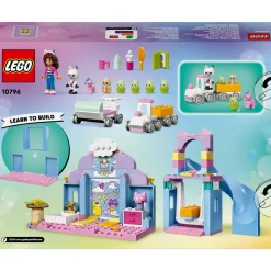 Gabby et la Maison Magique 10796 - La Nurs'oreille de Gabby - Set pour Enfants sur le Thème des Animaux - Jouet avec un Toboggan et des Figurines