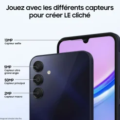 Galaxy A15 4G 128Go - Bleu nuit