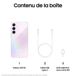 Galaxy A55 5G 128Go - Lilas