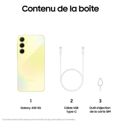 Galaxy A55 5G 128Go - Lime
