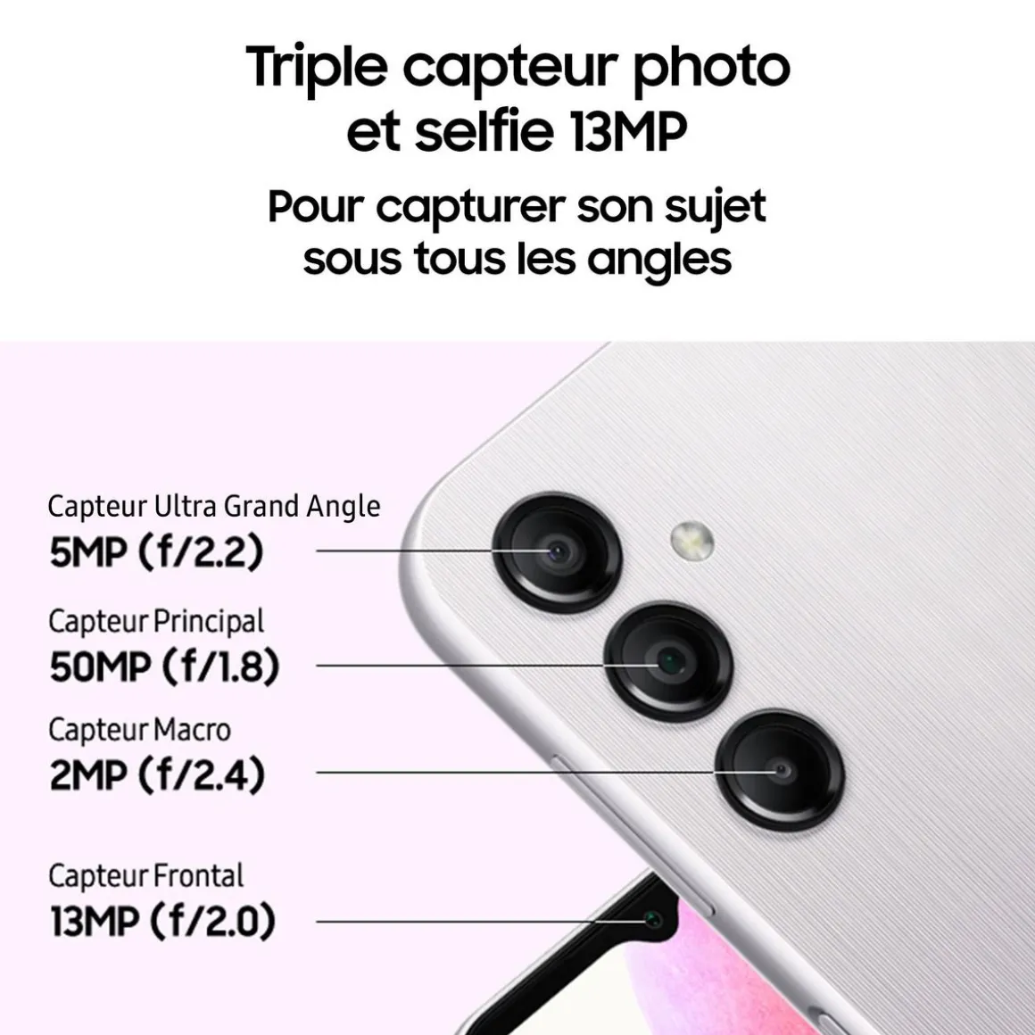 Galaxy A14 4G 64Go - Noir