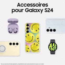 Galaxy S24 5G Smartphone avec Galaxy AI 128Go - Argent