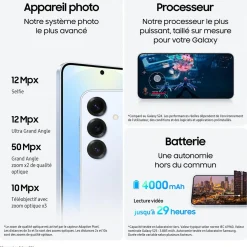 Galaxy S25 8GO / 256Go - Bleu clair