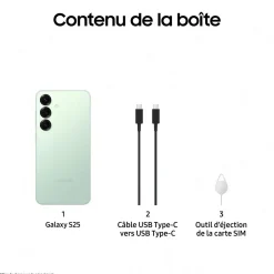 Galaxy S25 8GO / 256Go - Vert d'eau