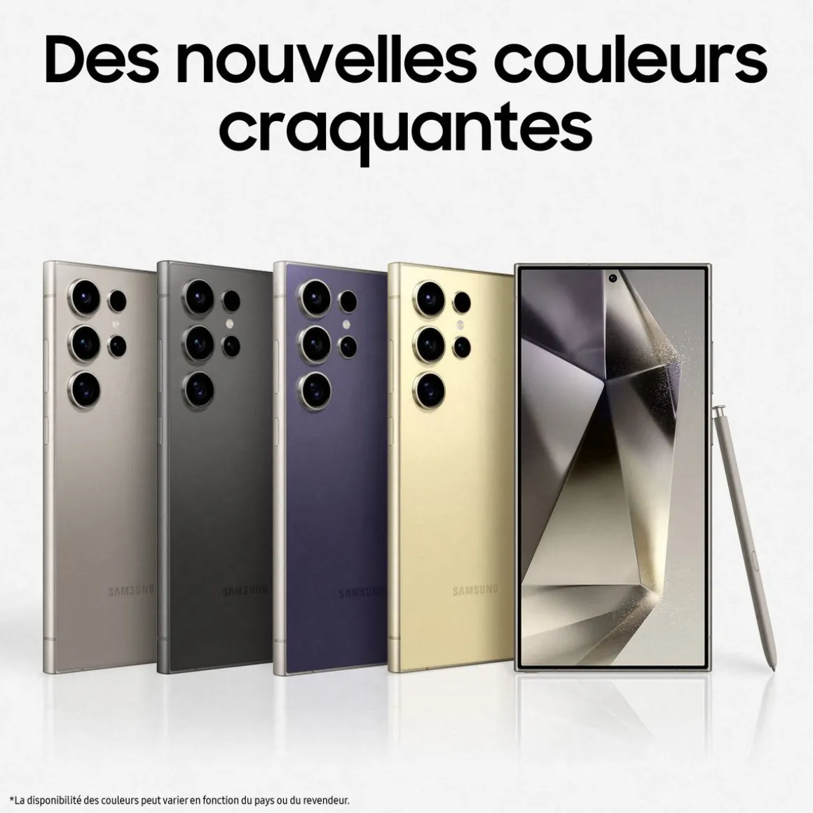 Galaxy S24 Ultra 5G Smartphone avec Galaxy AI 256 Go - Noir