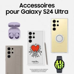 Galaxy S24 Ultra 5G Smartphone avec Galaxy AI 256 Go - Noir