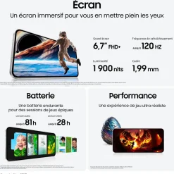 Galaxy S24FE 5G 256Go -Graphite