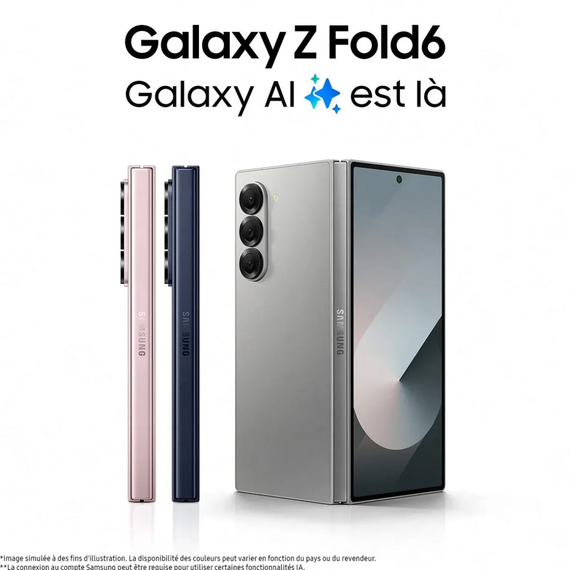 Galaxy Z Fold6 512Go - Rose