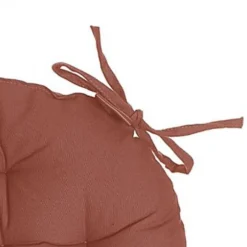 Galette de Chaise Ronde Leana 38cm Terracotta