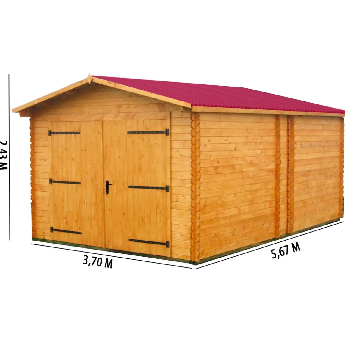 Garage - Bois - 17,19m² - AUTUN