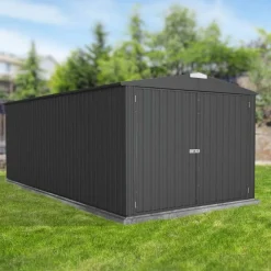 Garage - Métal Anthracite - 17,6m² - MELTON XL