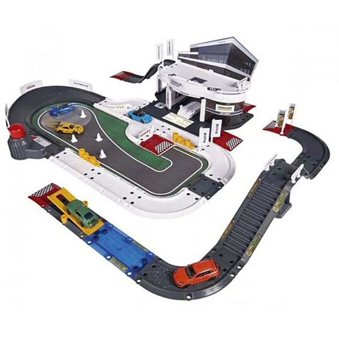 Garage Porsche avec piste Majorette - Le centre d'expérience