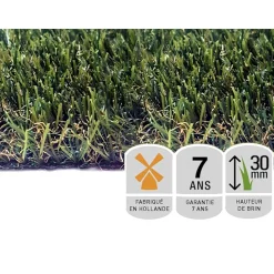 Gazon synthétique TENDENCE 30mm - 4m x 20m