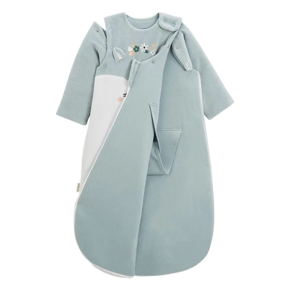 Gigoteuse d'hiver en velours avec manches amovibles Alma