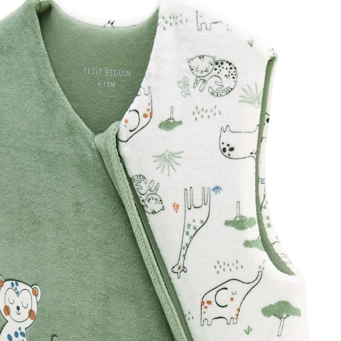 Gigoteuse d'hiver en velours Crazy Safari