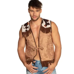Gilet Western Camel - Adulte - XL