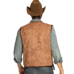 Gilet Western Camel - Adulte - XL