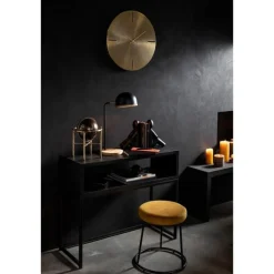 Globe Terrestre sur Pied Vintage 30cm Or & Noir