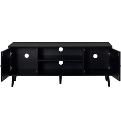 Goto - meuble tv - noir - 140 cm