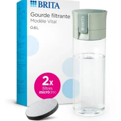 Gourde filtrante filtrante Vital vert clair