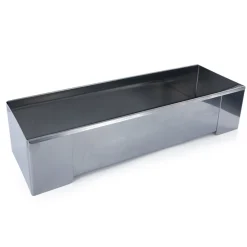 Gouttière à bûche en inox 31 cm