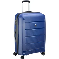 Grande Valise rigide 75 cm 8 roues BINALONG - bleu