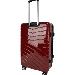 Grande Valise rigide 75 cm 8 roues WAVY POP - rouge