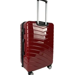 Grande Valise rigide 75 cm 8 roues WAVY POP - rouge