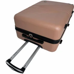 Grande Valise rigide 70cm 4 roues SPOTLIGHT - rose